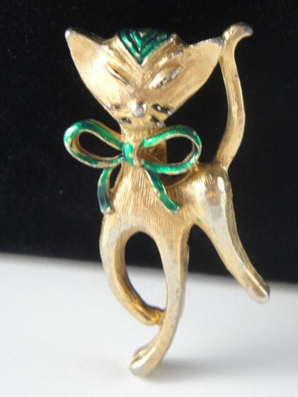 Vintage Gerry's Signed "Siamese Cat" Brooch Pin